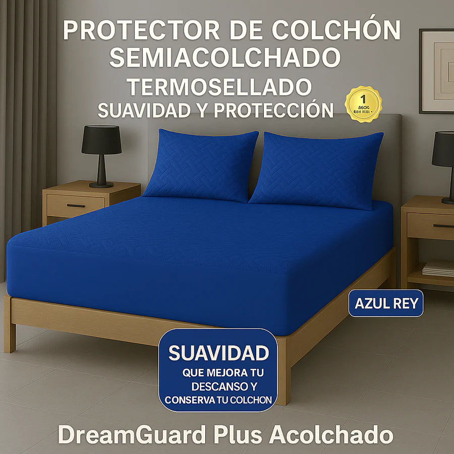 Protector de colchon tipo pulman premium + tensores de colchon