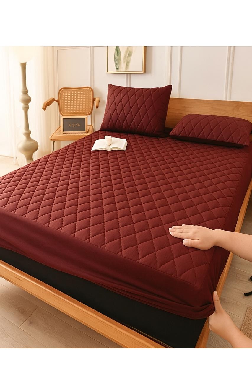 Protector de colchon tipo pulman premium + tensores de colchon