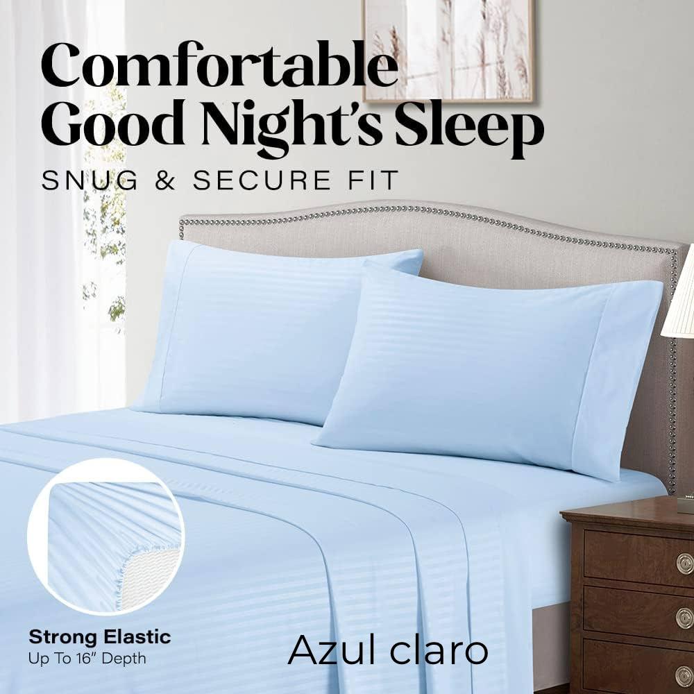 Sábanas algodon genero 1200 hilos– Calidad de Hotel en tu Hogar