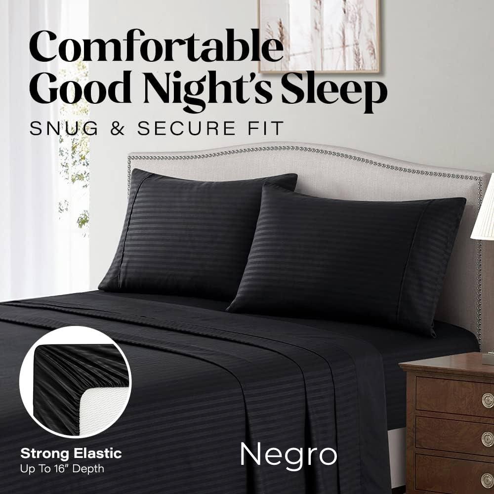 Sábanas algodon genero 1200 hilos– Calidad de Hotel en tu Hogar