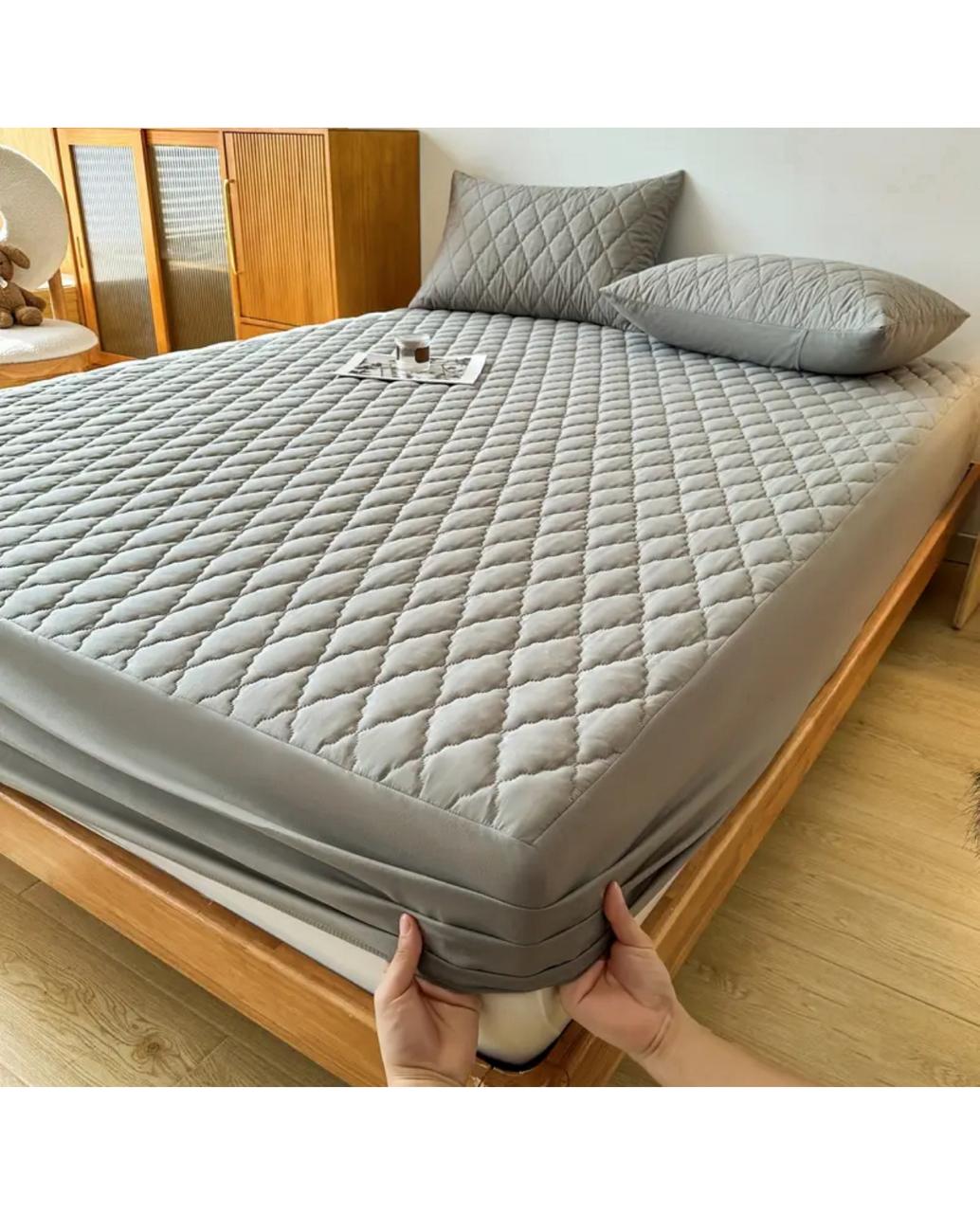 Protector de colchon tipo pulman premium + tensores de colchon