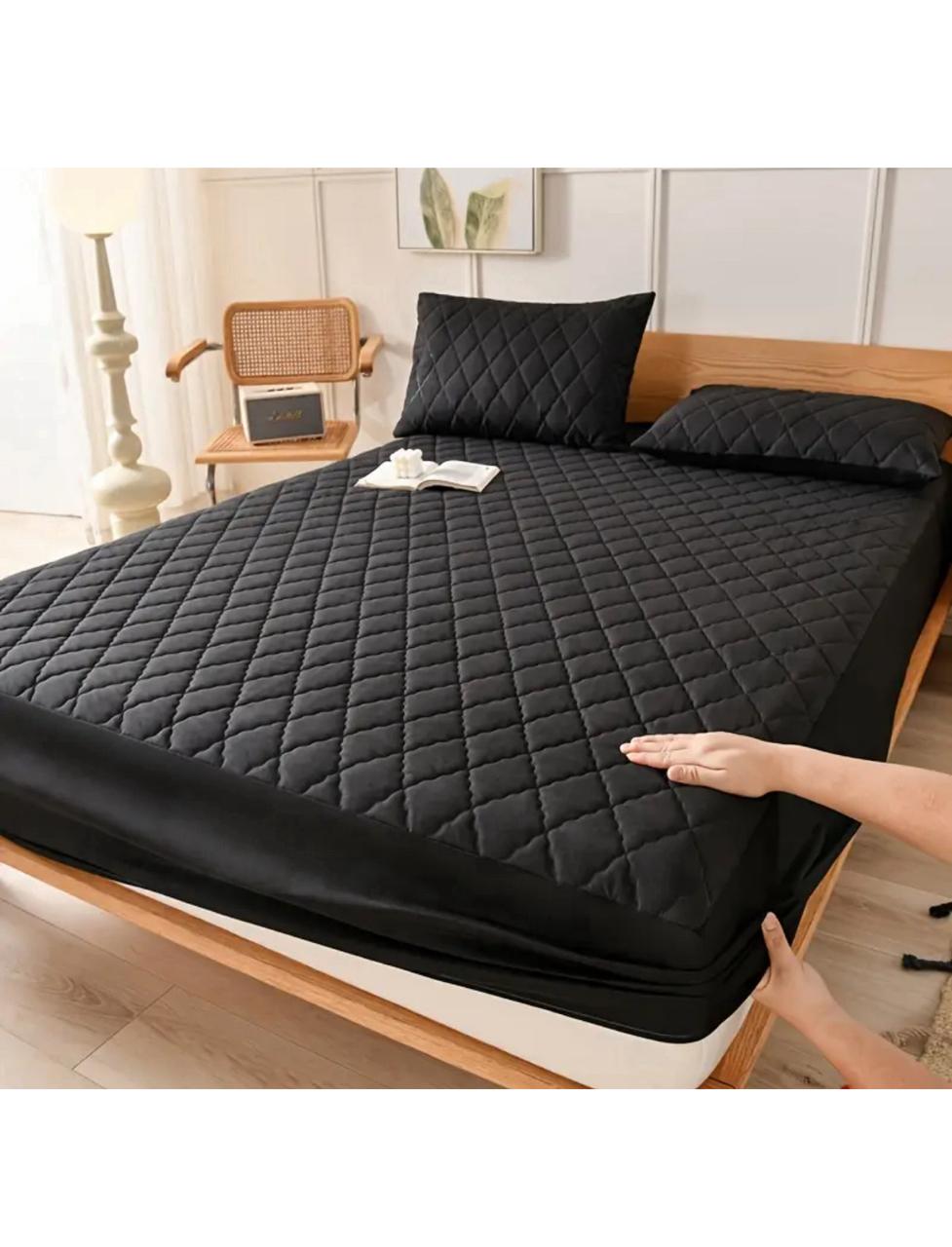 Protector de colchon tipo pulman premium + tensores de colchon