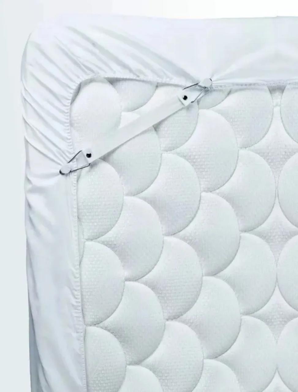 Protector de colchon tipo pulman premium + tensores de colchon